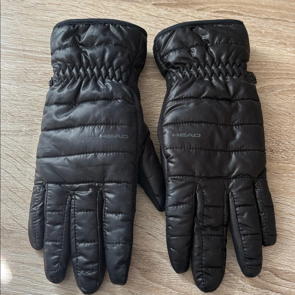 Bundle 2 Pair Gloves - Head Black & All In Motion Fleece Gloves